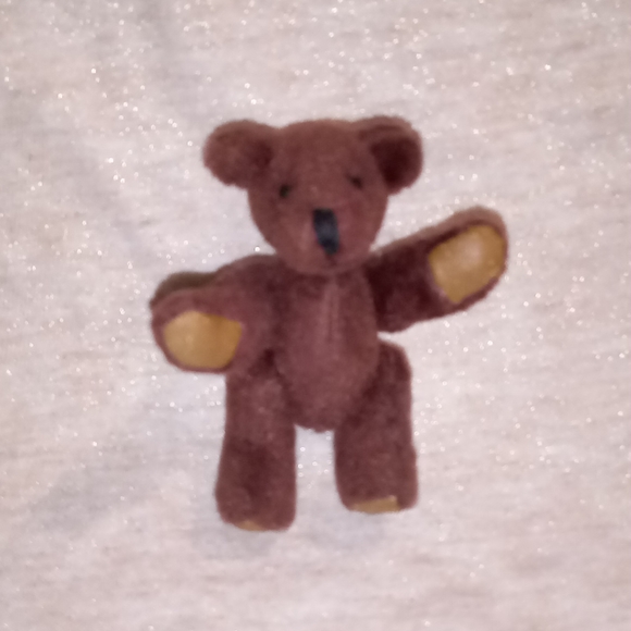 Vintage Miniature 2" Handmade Teddy Bear with moveable limbs - Picture 3 of 12